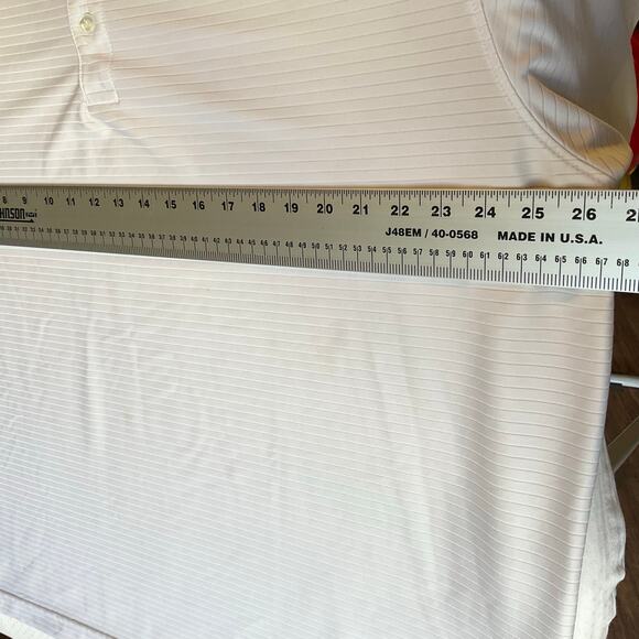 MG Golf Men Polo Shirt Size 2XL White Short Sleeve Private Club Collection - Picture 3 of 9